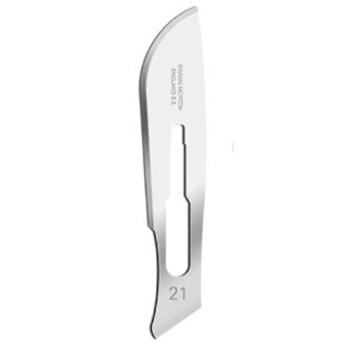 No 21 Surgical Blades Swann Morton Red Carbon Sterile