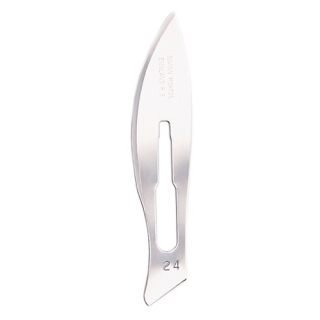 No 24 Surgical Blades Swann Morton Red Carbon Sterile