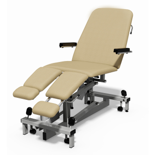 Plinth Bariatric Couch Tilt Split Leg Rest Electric Backrest (Hand Control)