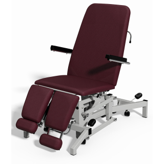 Plinth Couch Tilt Split 90° Leg Rest, Manual Back Rest (Hand Control)