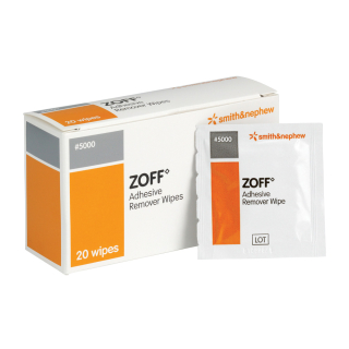 Zoff Adhesive Remover Wipes (20)